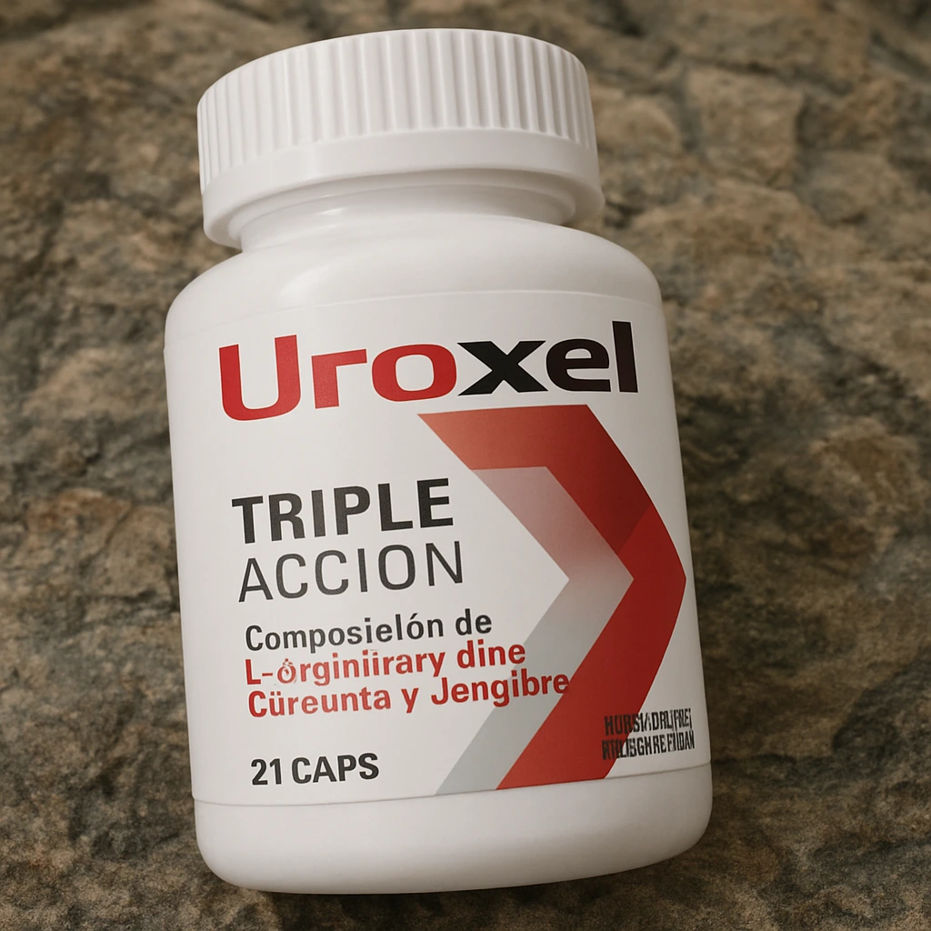 Foto del empaque de Uroxel de un cliente real